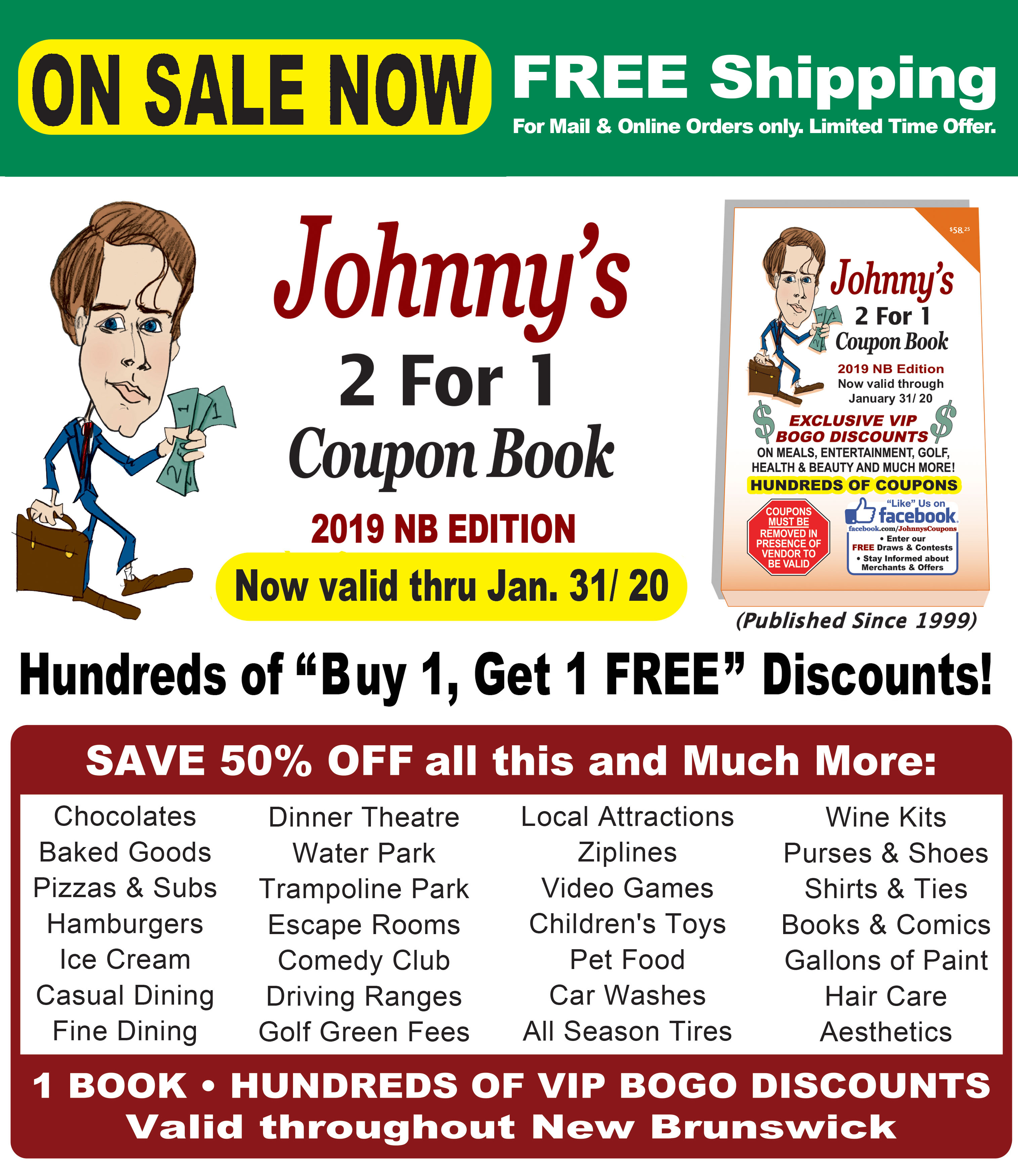 Johnny's Coupons New Brunswick Edition